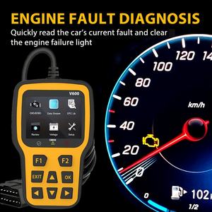 إصدار V600 أداة تشخيص أعطال السيارة كاملة الوظائف أداة برمجة إلكترونية في 10 لغات بدون بطارية - Product Image 2