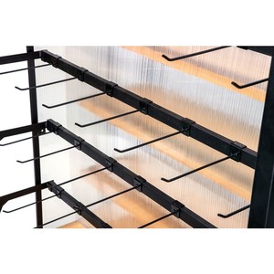 OEM Negozi 4 Lato Spinner Rotating Contatore Acrilico <span class=keywords><strong>Pegboard</strong></span> Gancio <span class=keywords><strong>Display</strong></span> Stand