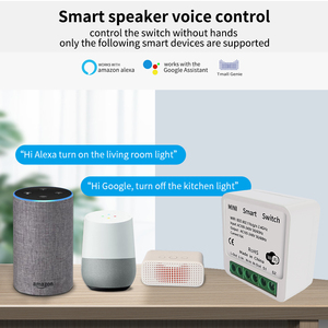 Para Tuya WiFi Mini Módulo de interruptor inteligente 1 Gang 2 Ways 13A APP Control remoto por voz Temporizador Interruptor de Cuenta Regresiva para el hogar EU/UK/US - Product Image 4