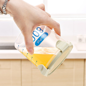 1500ml 1000ml 800ml 600ml積み重ね可能な密閉型食品収納ボックス透明冷蔵庫キッチンオーガナイザーセットプラスチックジャー - Product Image 5