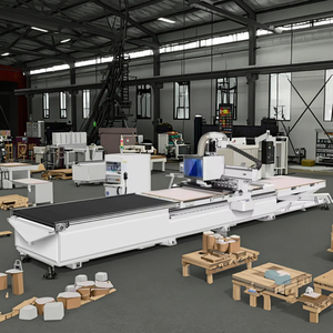 CNC Automatic Labeling Processing Center for Wood Furniture Featuring <strong>Auto</strong> <strong>Loading</strong>/<strong>Unloading</strong> Engine for Woodworking <strong>Machinery</strong> - Product Image 6