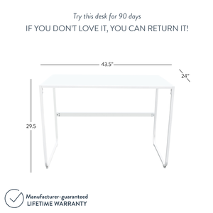 Home Office Learning Desktop <strong>Computer</strong> <strong>Simple</strong> Study Writing <strong>Desk</strong> Without Drawer Modern and <strong>Simple</strong> Living Room Customized Package - Product Image 6