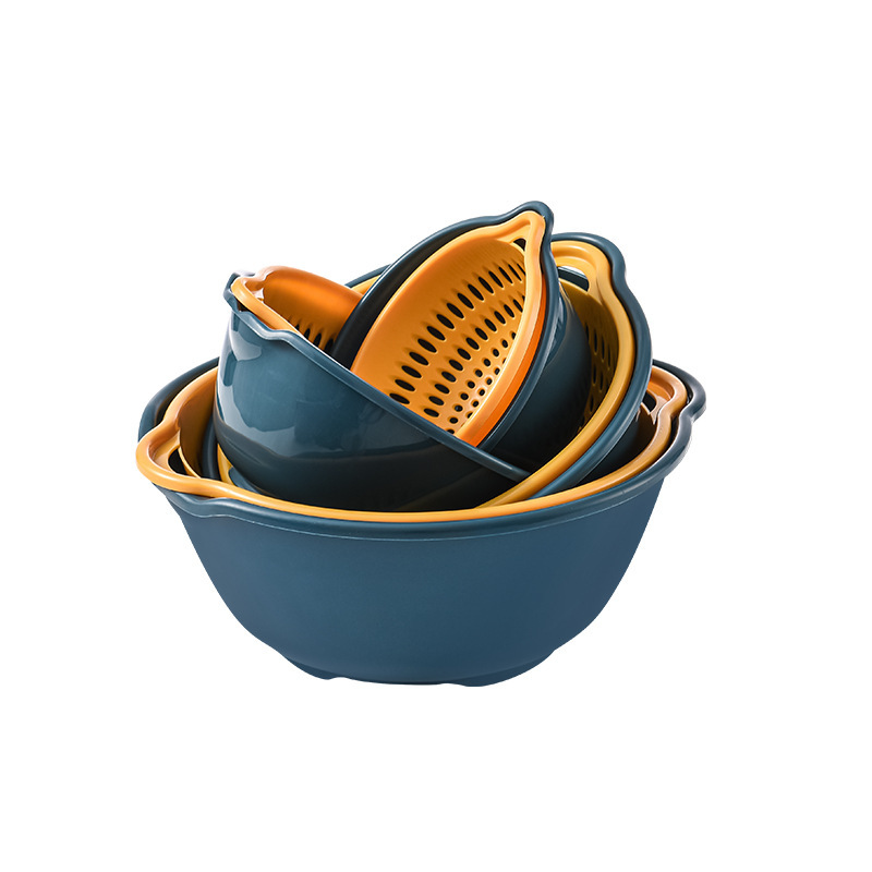 Morandi Blue and Yellow 8-piece set
