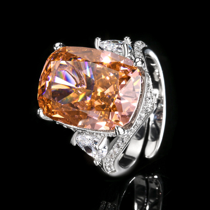Bague papalacha taille ajustable, coupe Fleur de Glace