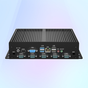 G26 integrado sin ventilador Gigabit Ethernet 6COM Core Tiger Lake compatible con Win Linux Ubuntu ordenador Industrial Mini PC - Product Image 1