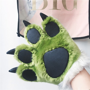 מפעל מותאם אישית plush כפות חתול חמוד הדובים רך הדובים על הידיים צעצוע