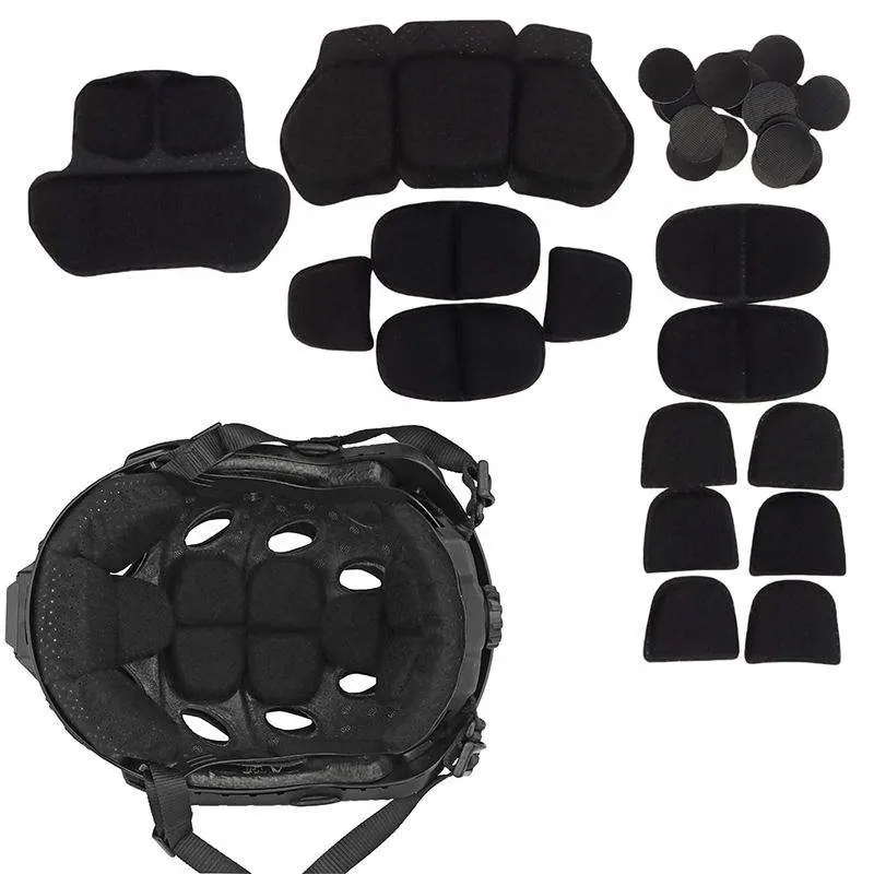 Preço de atacado Ajustável Protetora Soft Comfort Tactical Capacete Espuma Padding Pads Equitação Kids Bike Capacete e Almofadas Set