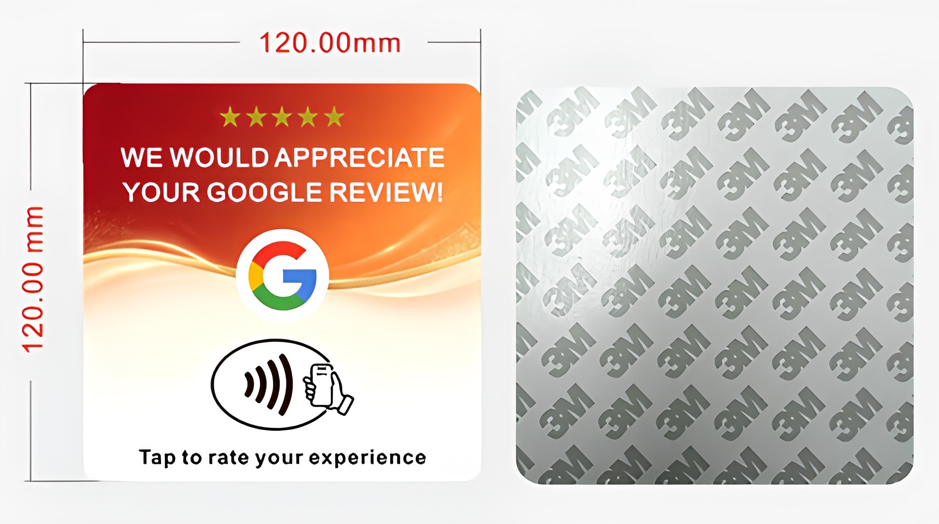 Google carré orange