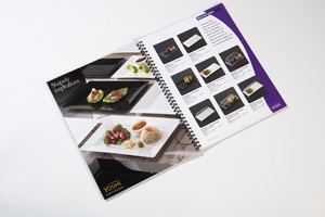 Customizable Spiral Recipe Journal <strong>Notebook</strong> <strong>Printed</strong> Fabric Cover Cookbook to Write Gift Your <strong>Own</strong> Recipes Loose-Leaf Binding - Product Image 2