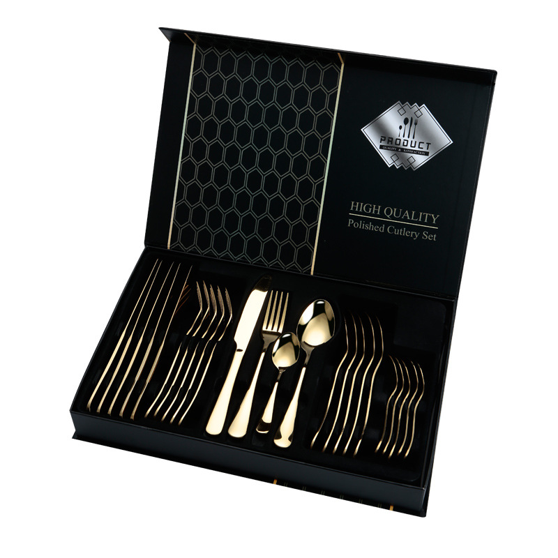 Gold 24pcs cutlery-1