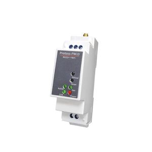 RS232 <strong>Network</strong> Port PW10 Industrial <strong>Wireless</strong> Rail Mounting DTU RS232 to WIFI Serial Server Data Collector ModbusTCP <strong>Protocol</strong> - Product Image 1
