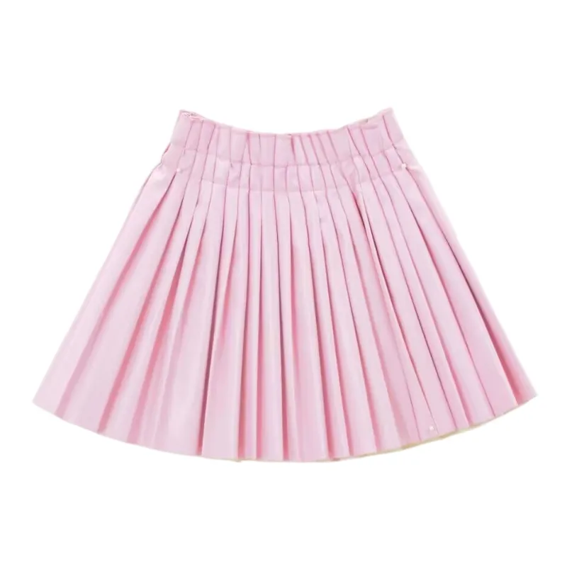Falda de punto corta con diseño de falda