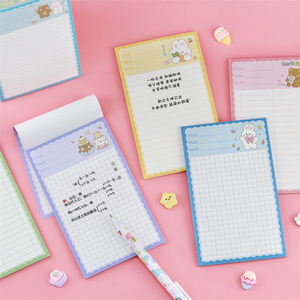 2024 Bloc de notas especial papelería precios al por mayor 30 hojas pequeño planificador cuadernos y Blocs de escritura conjunto de notas adhesivas - Product Image 6
