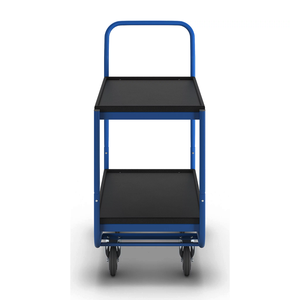 Carro de mesa Carro de Herramientas 2 niveles MDF 150kg Capacidad de carga Carro de plataforma Carro de mano Carro utilitario - Product Image 5