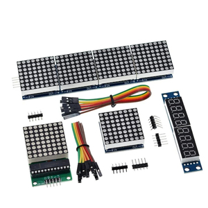 MAX7219 modulo a matrice di punti modulo microcontrollore modulo di controllo modulo Display 4 In un Display con linea 5P - Product Image 2