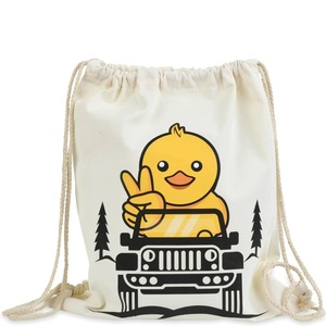 Bolsa de tela de algodón con cordón reutilizable, mochila de lona de algodón con logotipo personalizado - Product Image 4
