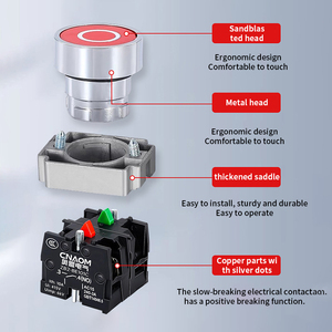Hot Selling XB2 Series <strong>Push</strong> <strong>Button</strong> Switch 22mm Self-reset Metal <strong>Button</strong> with Stop/<strong>start</strong> 1NO Momentary <strong>Push</strong> <strong>Button</strong> - Product Image 3