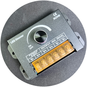 Einfarbiger LED-Streifen-Controller-Knopf Stellen Sie den LED-Fernbedienungs-Dimmer DC12V-24V LED-Dimmer mit Fernbedienung für LED-Licht ein - Product Image 3
