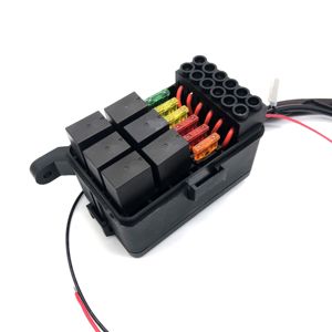 12V 6 Gang anahtarı paneli evrensel devre kontrol rölesi sistemi sigorta kablo demeti otomatik dim ON-Off LED anahtarı - Product Image 6