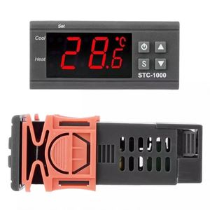 Controlador de temperatura del termostato Digital LCD de 12V CC, para incubadora, termorregulador de dos salidas de relé - Product Image 2