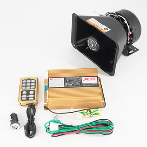 12v X5ワイヤレスリモートコントロールゴールデンホストが18サウンドアラームを叫ぶ200W高確率車載超薄型ホーン - Product Image 1