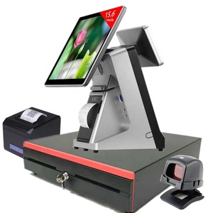 Все в одном 15,6 дюймов Pos Android 11 Windows емкостный сенсорный двойной экран биллинг машина POS с 11,6 дюймов дисплей клиента - Product Image 1