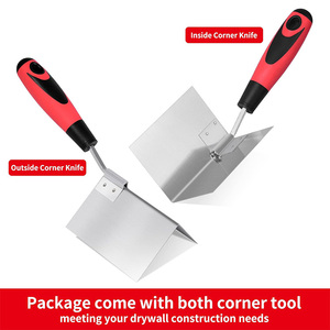 ड्राईवॉल कॉर्नर उपकरण स्टेनलेस स्टील प्लास्टरिंग ट्रॉवेल चिकनी और आकार देने के लिए एकदम सही है - Product Image 6