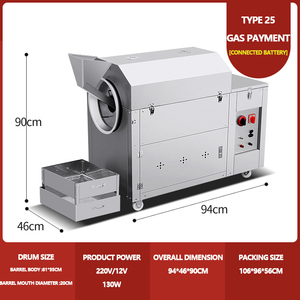 Factory-Made Melhor Preço Roasting Linha Máquina para Amendoim e Nozes com Shell para Soja e Milho Roasting