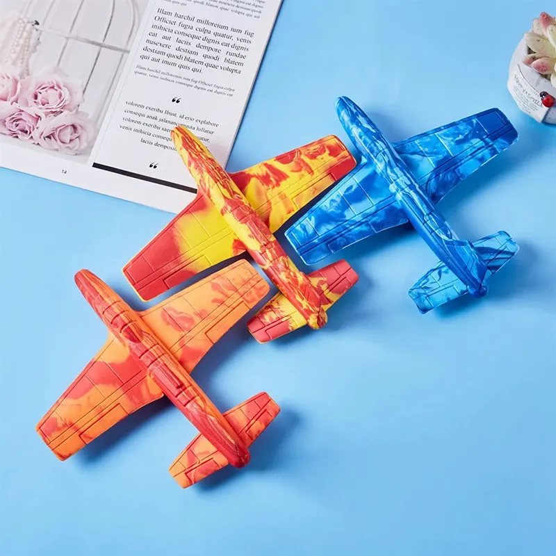Avions de haute qualité en plein air lancer avion volant jeux de sport pour enfants drôle mousse grand planeur avion