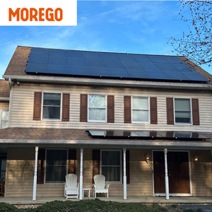 Inversor solar híbrido Moregosolar 3KW 4KW 5KW 6KW 8KW 10KW 12kW 24kW sistema de armazenamento solar com bateria de lítio