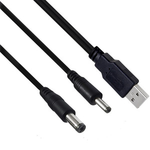 สาย USB 2-in-1เป็น DC 3.5*1.35/5.5*2.1มม. ยาว0.3ม. ทำจาก PVC มีประกัน12เดือน - Product Image 3