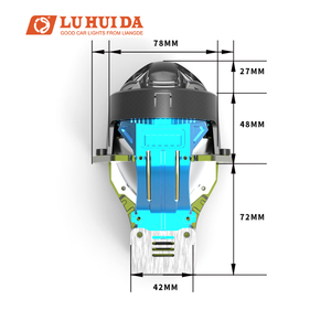 High Definition Car Detailing Light <strong>Led</strong> M7 New Three-eye High-power Bifocal Lens with Laser Bi Project Light Bulbs for Cars - Product Image 1