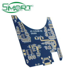 Smart Electronics Board thickness 0.4mm, 4-<strong>layer</strong> blue oil sinking <strong>gold</strong> thin plate <strong>PCB</strong> - Product Image 6