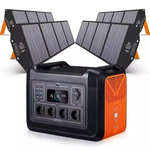 批发价110v 220v大容量便携式发电机家用太阳能电站