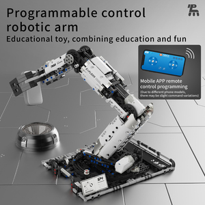 Tuomu T2007 New <strong>Technical</strong> <strong>Programming</strong> Robotic Arm Bricks Assembling Model Toys for Boys Birthday Gift Building Blocks Sets - Product Image 4