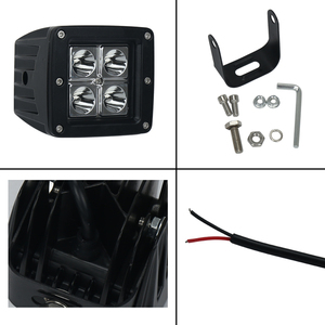 <strong>12V</strong> 24V Truck <strong>Led</strong> Working Light Yellow 3inchs <strong>12W</strong> <strong>Led</strong> Work Light <strong>Led</strong> Driving With Lighting System - Product Image 4