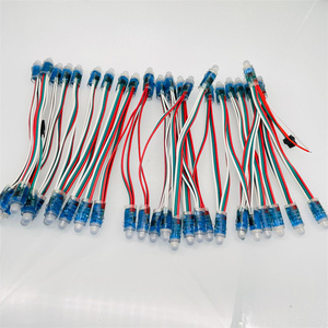 <strong>LED</strong> <strong>Pixels</strong> Ws2811 12mm <strong>LED</strong> Exposed <strong>Light</strong> <strong>String</strong> <strong>Pixel</strong> <strong>Light</strong> Programmable RGB <strong>Pixel</strong> Navidad De Luz <strong>LED</strong> <strong>String</strong> Con SPI Control - Product Image 3