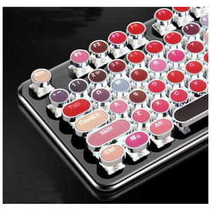 Pink Round Keycap <strong>Keyboard</strong> <strong>Switches</strong> 104 Mechanical Shafts Rgb Backlight <strong>Computer</strong> Gaming <strong>Keyboard</strong> <strong>Mouse</strong> Combos - Product Image 2