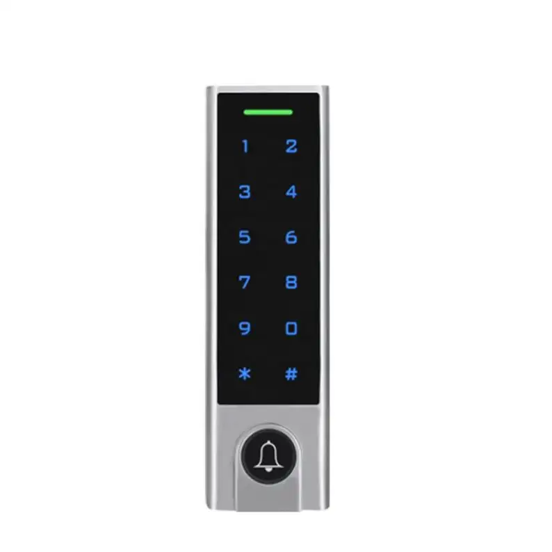RFID IC & ID Cards IP68 Outdoor Touch Screen Keypad Reader Door Lock System DoorBell RFID Access Controller