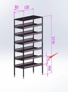 <strong>4</strong>-Layer 208 Hydroponic Planting Kit Small Size <strong>LED</strong> Light/Tube/<strong>Timer</strong>/Tank Grow Kit for Vegetable Hydroponic Vegetable Tool - Product Image 3
