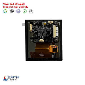 Pantalla cuadrada RS232 de 2,7 pulgadas Pantalla serie 320x320 Interfaz UART Módulo RS232 TFT