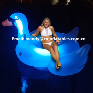Giá rẻ khổng lồ LED Light-up Swan Float cho hồ bơi, lớn Swan hồ bơi Float - Product Image 6