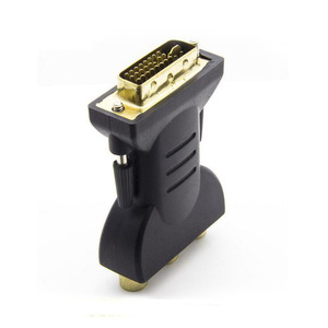Dvi-i 24 5公到3 <span class=keywords><strong>RCA</strong></span>分量转换器适配器