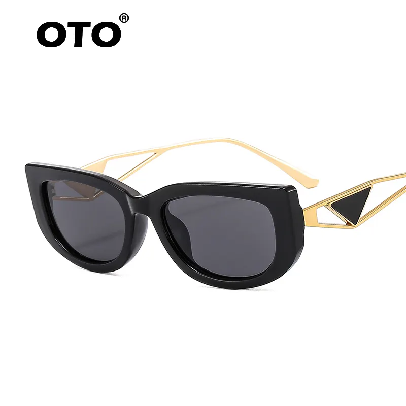 OTO-gafas de sol cuadradas de ojo de gato para mujer, lentes de lujo a la moda, uv400, 2022