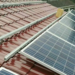太阳能电池板锡屋顶的可定制铝制光伏支撑支架，用于太阳能安装系统 - Product Image 3