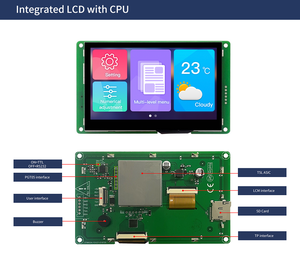 DWIN Comunicación en serie UART inteligente de 4,3 pulgadas que funciona con módulos LCD Arduino/STM/ESP pantalla táctil