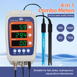 High Quality <strong>HM</strong>-100 Online Water Quality <strong>Tester</strong> 4 In 1 HMDigital Water Quality Detector PH Temp EC TDS <strong>Tester</strong> With Probe - Product Image 3