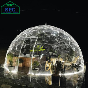 Siêu Phong Cách Lục Giác PVC Trong Suốt Hội Đồng Quản Trị Ngoài Trời Nhanh Chóng Lắp Ráp Mặt Trời Dome Sang Trọng Cắm Trại Nhà Khách Sạn - Product Image 5