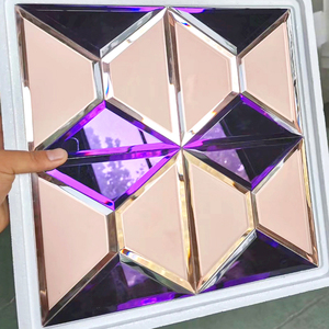 Tàu điện ngầm bề mặt hình vuông Gạch Mosaic Phòng tắm kính tường gạch thiết kế với giá thấp - Product Image 5