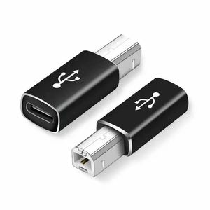 Adaptador USB tipo C hembra a USB B macho, escáner portátil para impresora de nueva condición, convertidor MIDI, salida de corriente directa - Product Image 1